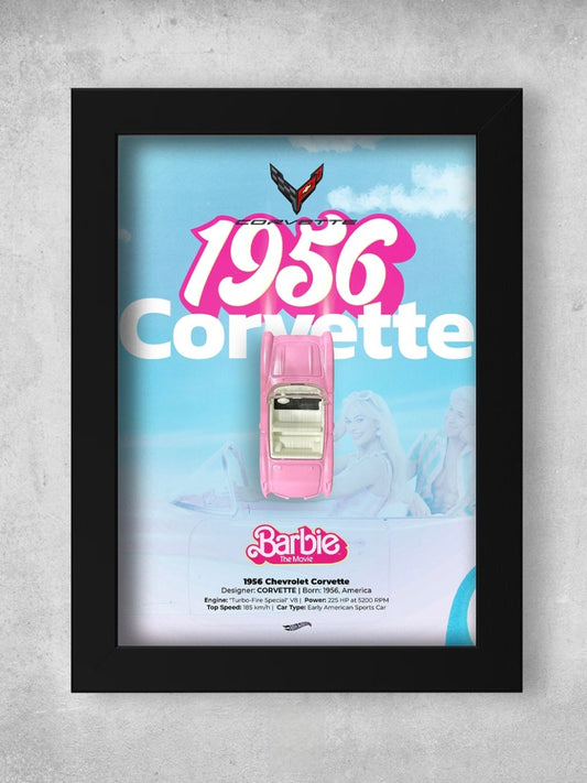 Barbie 1956 Corvette - Wall Art